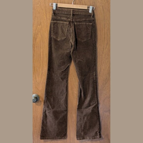 Shein Brown Corduroy Flare Pants - Picture 2 of 5